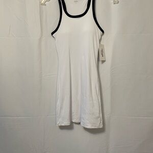 Refuge Tennis Dress White with Black Trim Women’s Small